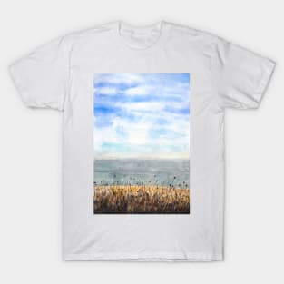 seaside of Brighton watercolor T-Shirt